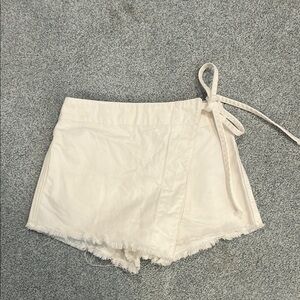 White free people skort
